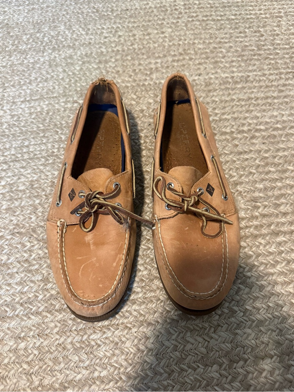 Sperry Brown Leather Moccasin-Style Boat Shoes